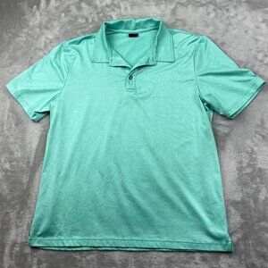 Short Par 4 Golf Short Sleeve Polo Shirt Men's Size Large